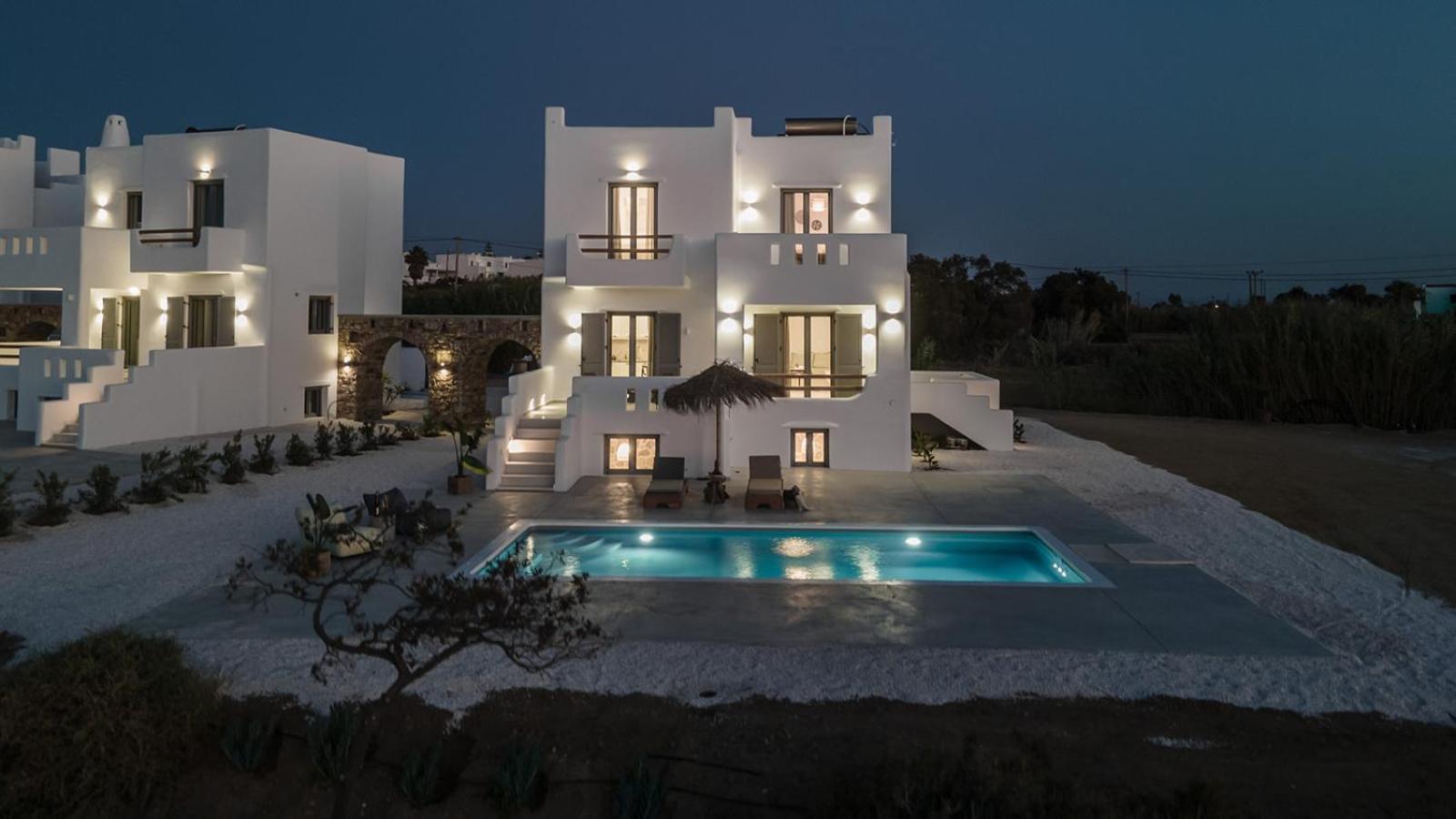 Nymphee Luxury Villas Ajía Ána Kültér fotó