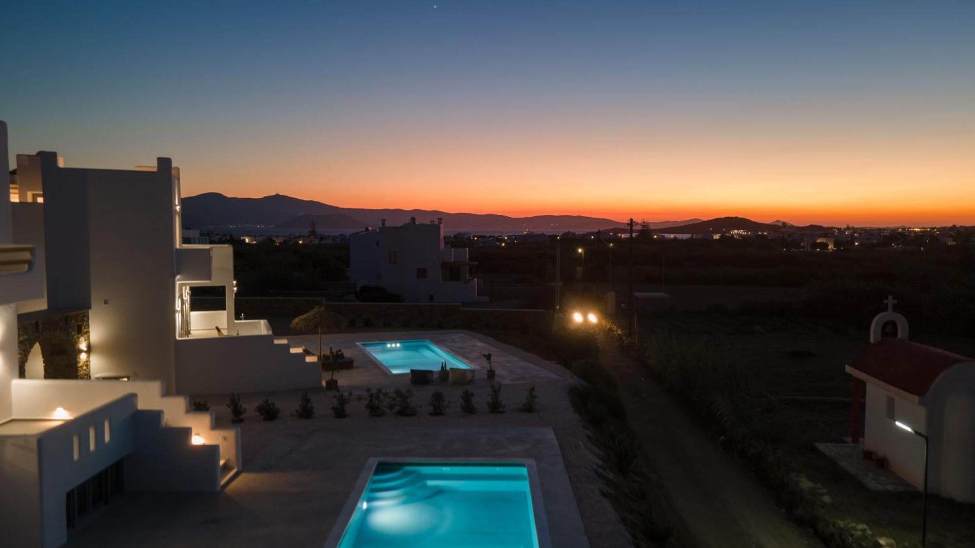 Nymphee Luxury Villas Ajía Ána Kültér fotó