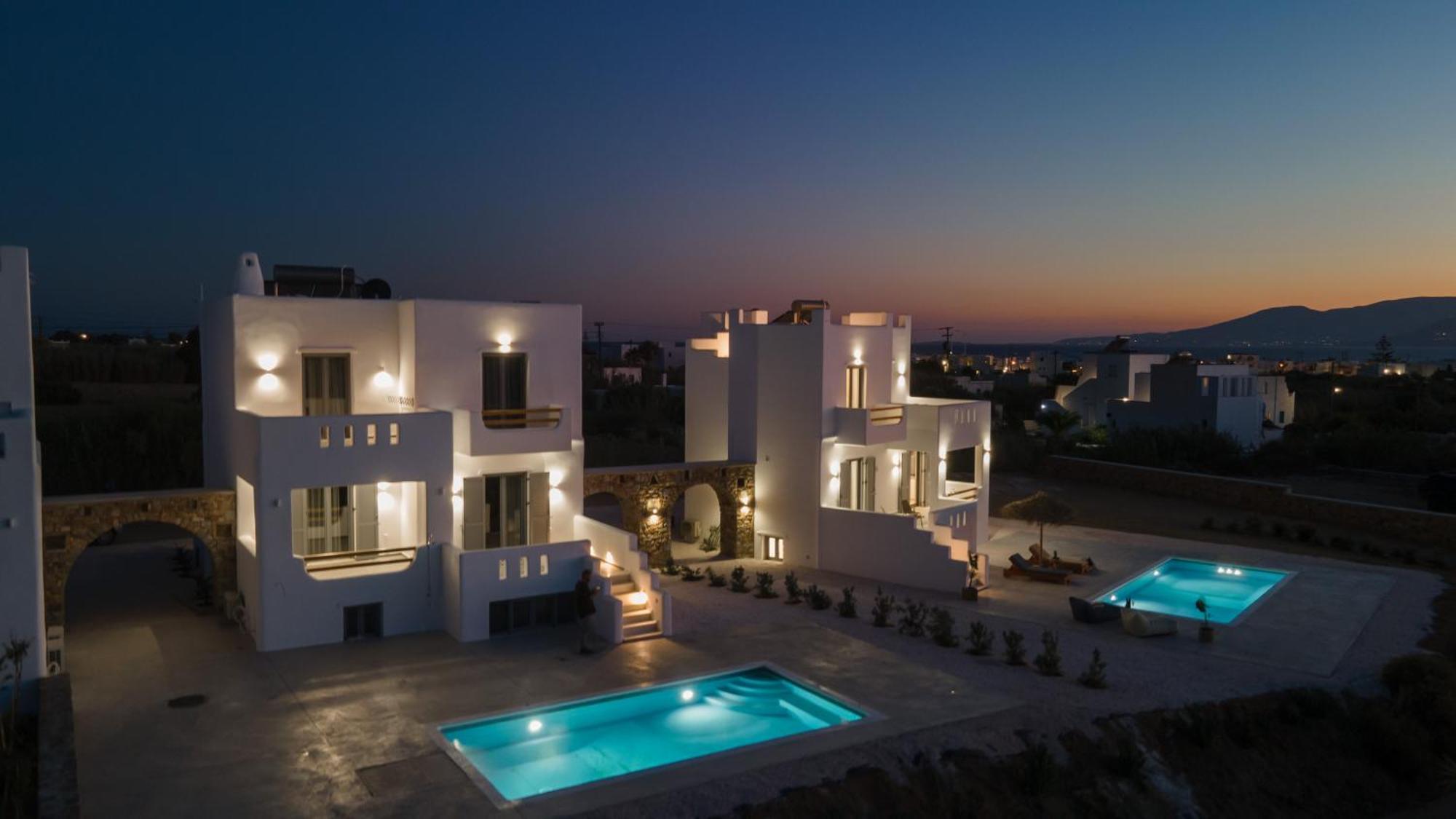 Nymphee Luxury Villas Ajía Ána Kültér fotó