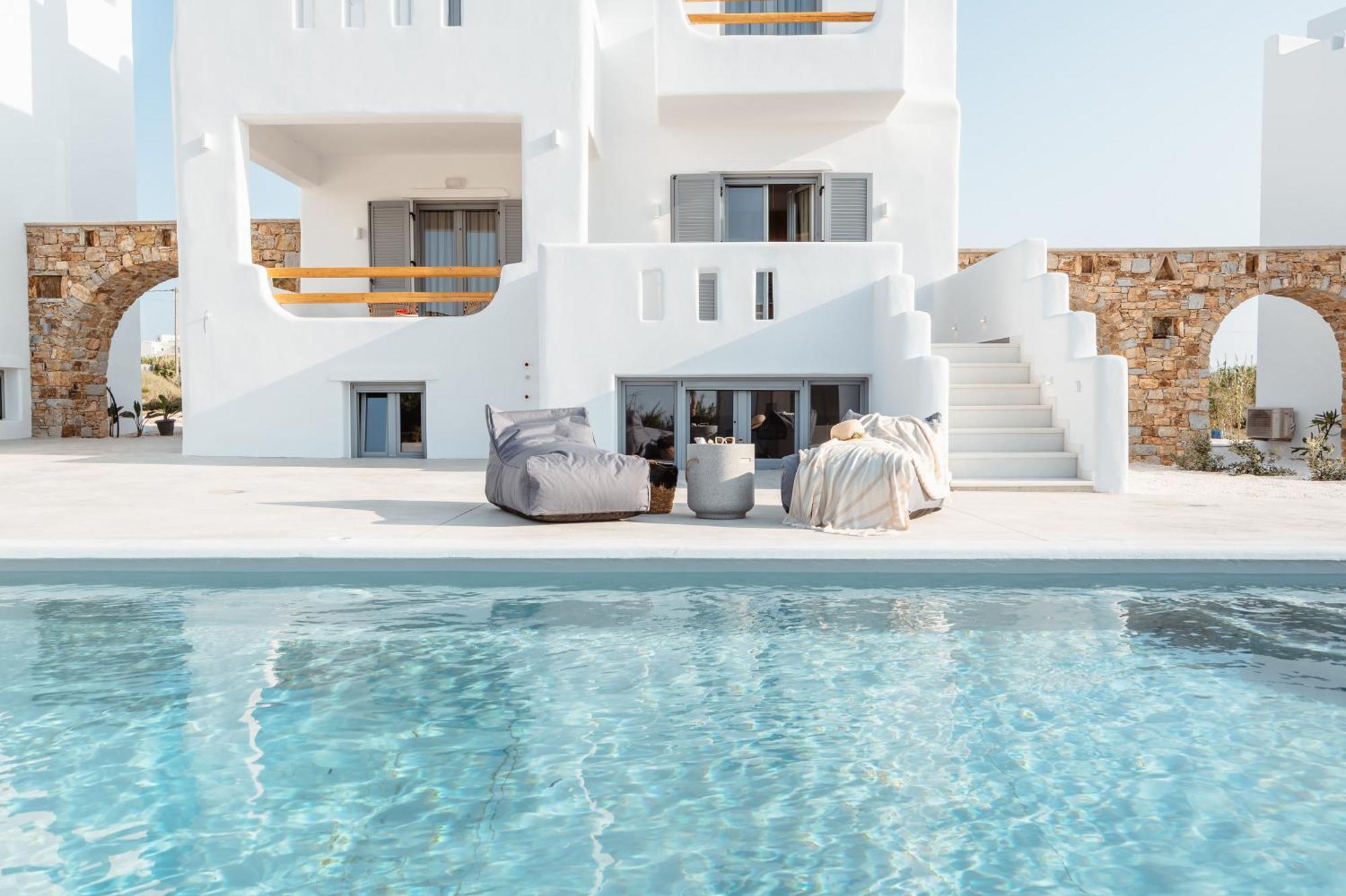 Nymphee Luxury Villas Ajía Ána Kültér fotó